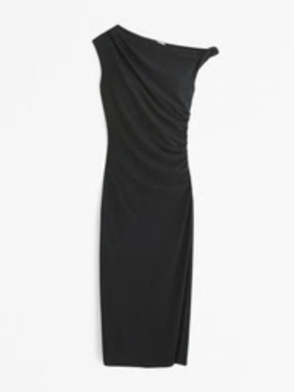 Abercrombie Asymmetrical One-Shoulder Midi Dress